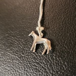 Sterling Silver Horse Charm .5 inch by .5 inch